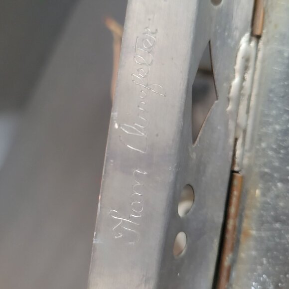 Vintage Hexagonal Metal Glass Outdoor Ceiling Light Fixture By Thom Clinefelter - Picture 5 of 14